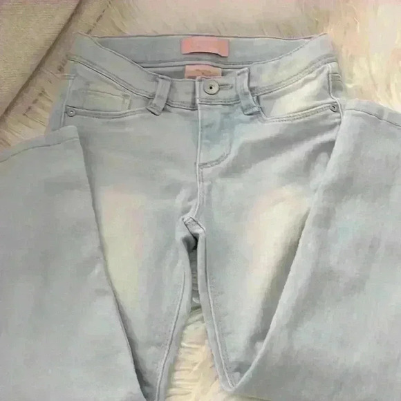 Light Wash Skinny Jeggings Sz 5T - Picture 1 of 6